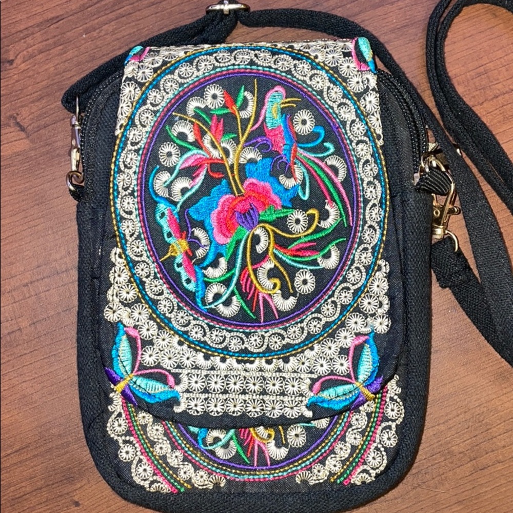 Crossbody Stitched Design Purse